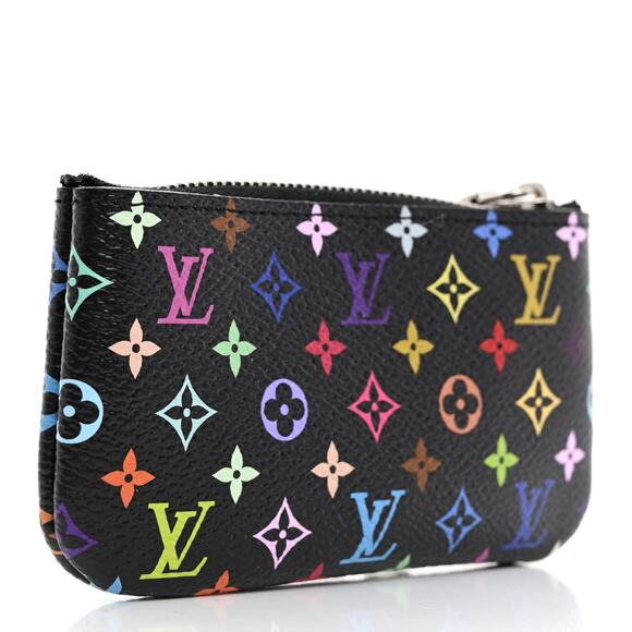 Louis Vuitton Murakami Key Pouch LV X TM Multicolor Black Cles Pochette 2025 - Picture 9 of 12